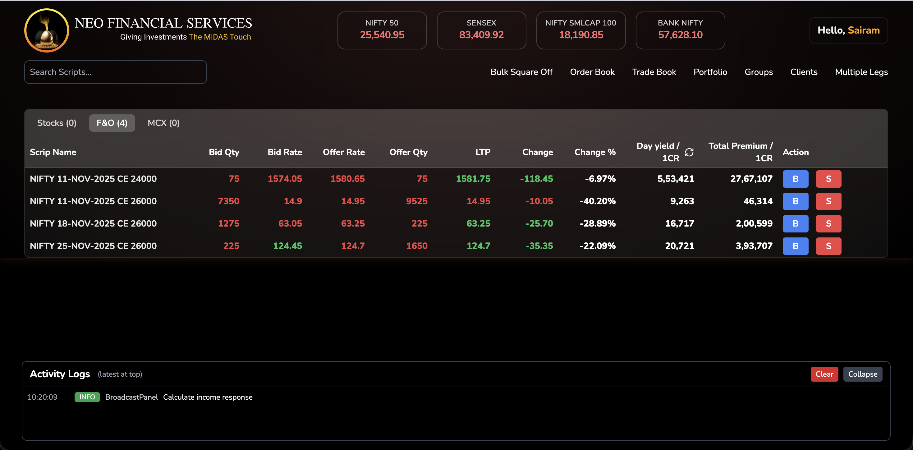 Algo Trading Platform